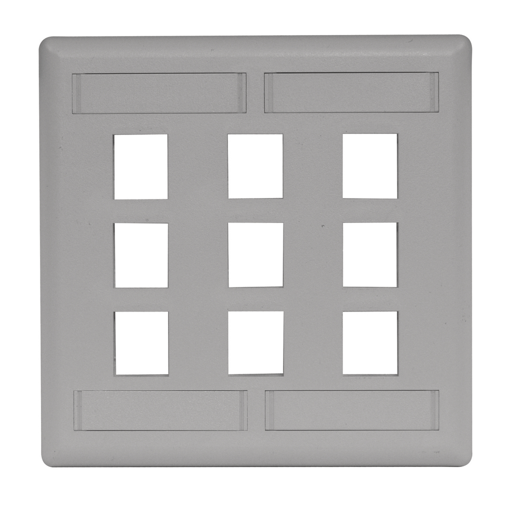 Product image for HWDK IFP29GY PLATE, WALL,FLUSH,2-G,