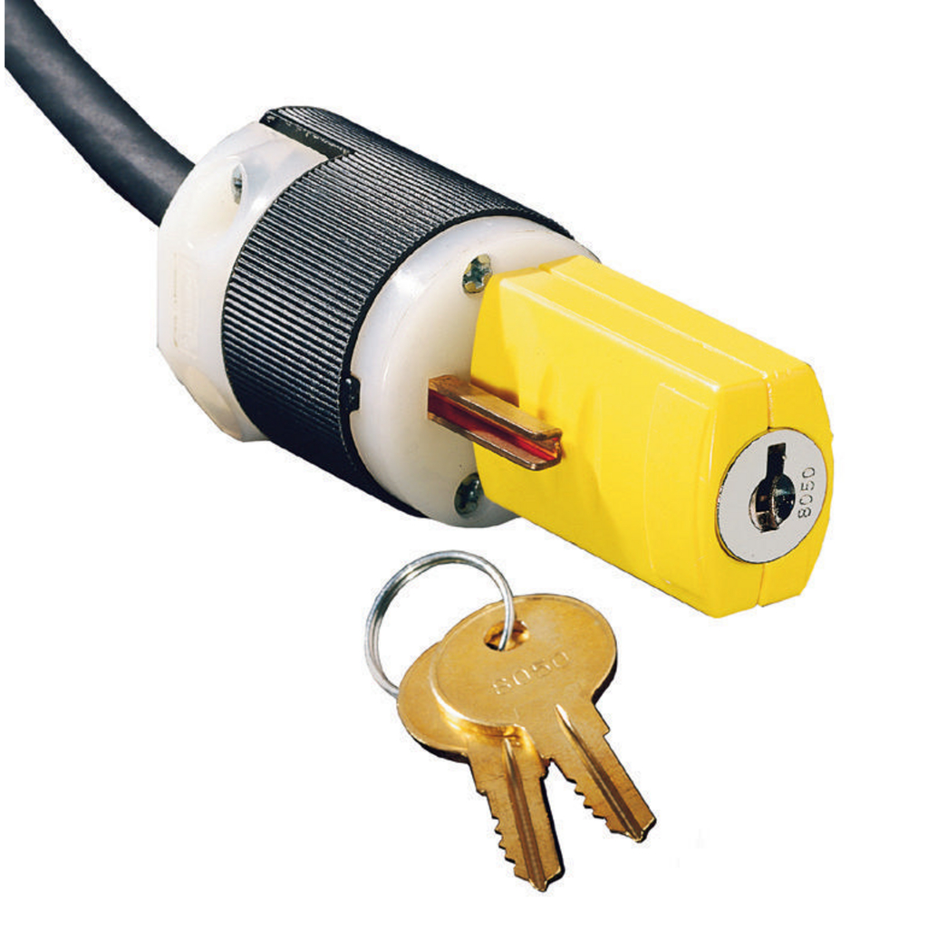 Product image for Hubbell Wiring Devices HKLD Yellow Keyed Lockout Device