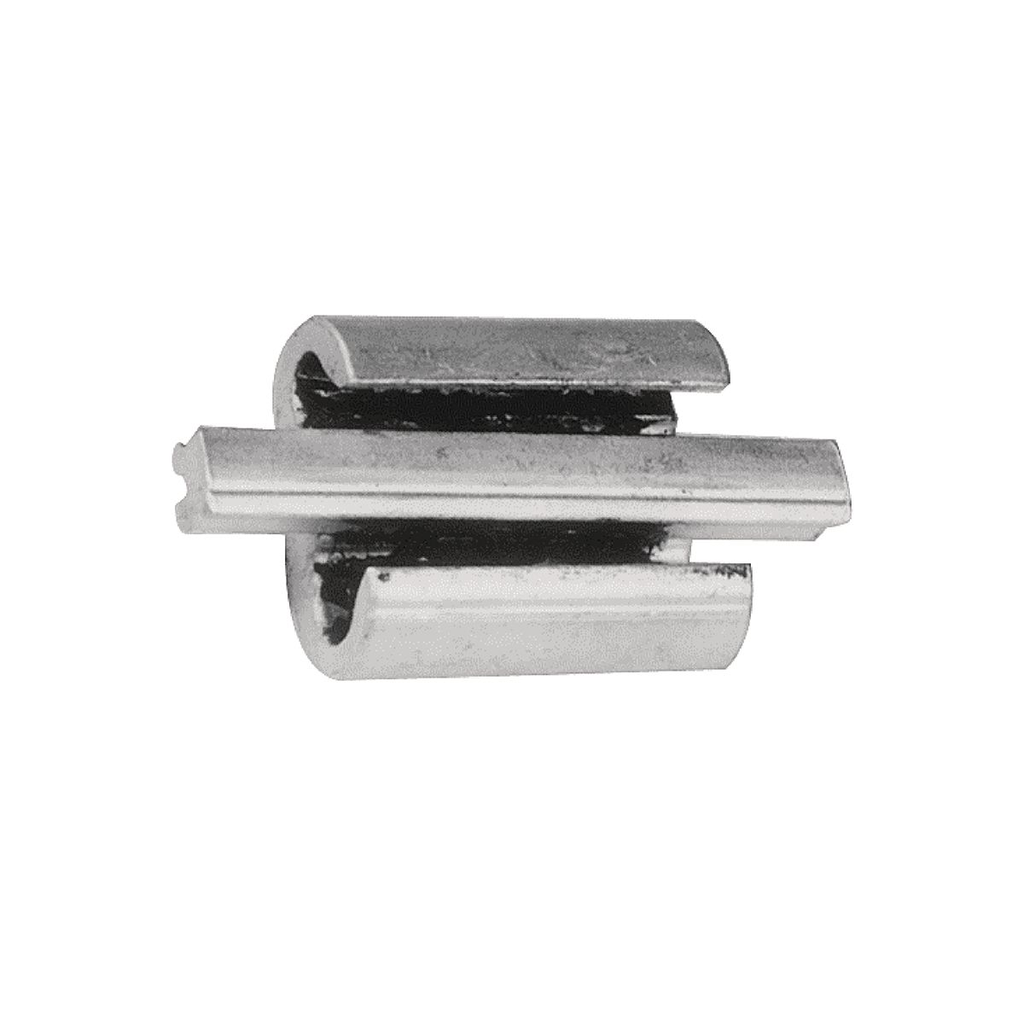 Mayer-DDS-Wide range, universal and reversible, Figure 3 shaped aluminum connector with adjustable overhanging spacer that separates conductors,Conductor Groove A Solid:2/0,3/0.-1