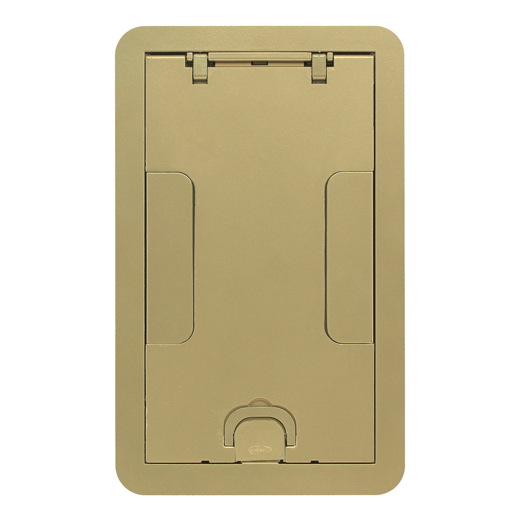 Mayer-DDS-CFB2G & CFB4G Rectangular Series, Surface Cover Assembly, Brass Powder Paint Finish-1