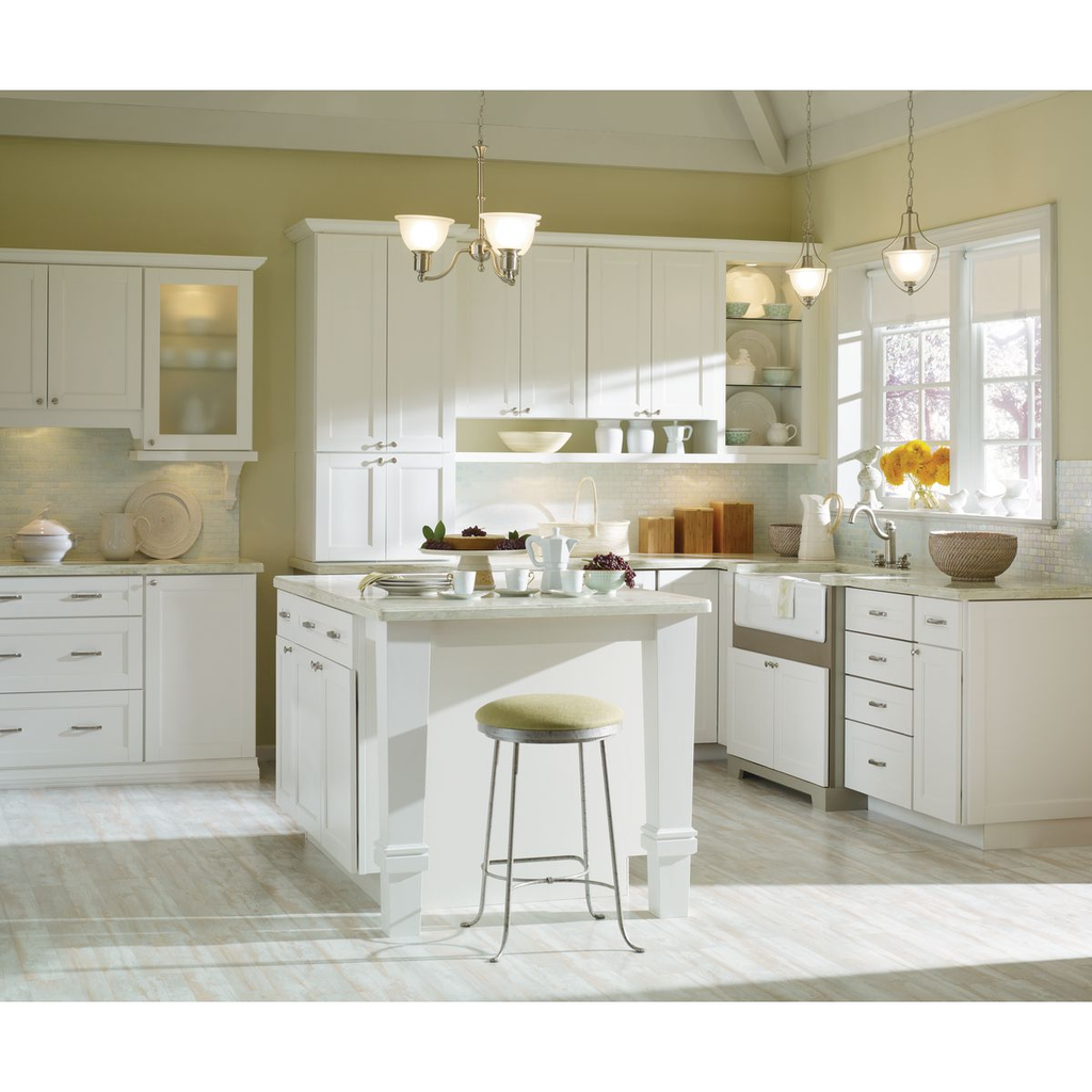 One-Light Brushed Nickel foyer