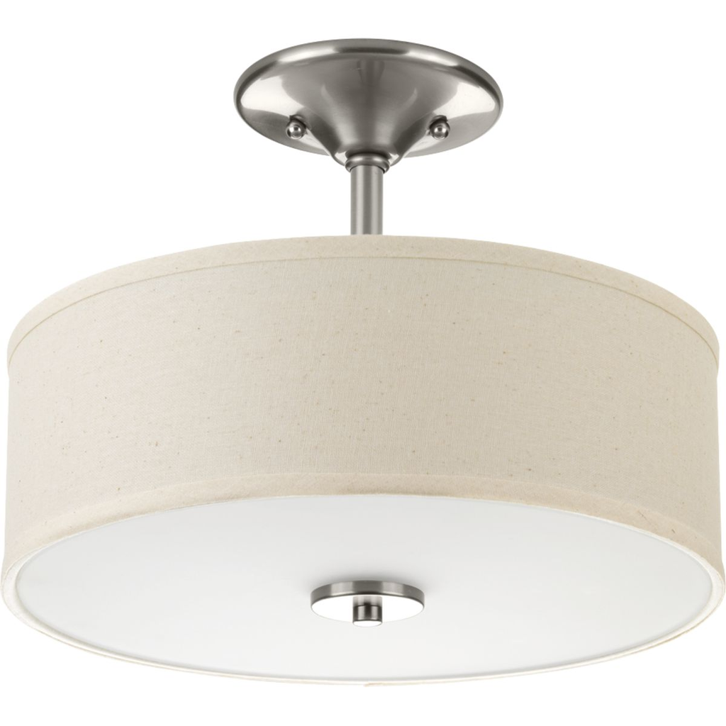 Product image for Progress P3683-0930K9 Inspire Collection One-Light 13" LED Semi-Flush Mount