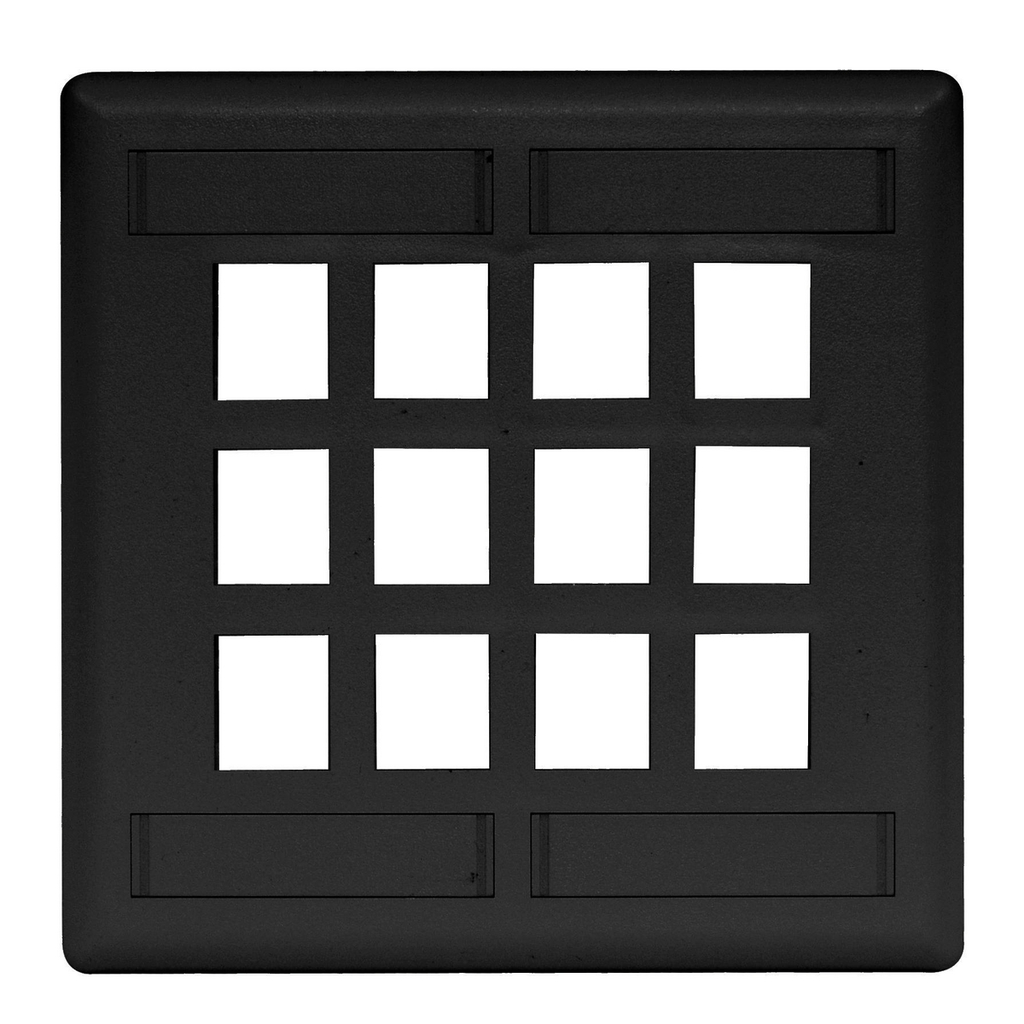 Product image for HPW IFP212BK PLATE, WALL,FLUSH,2-G,