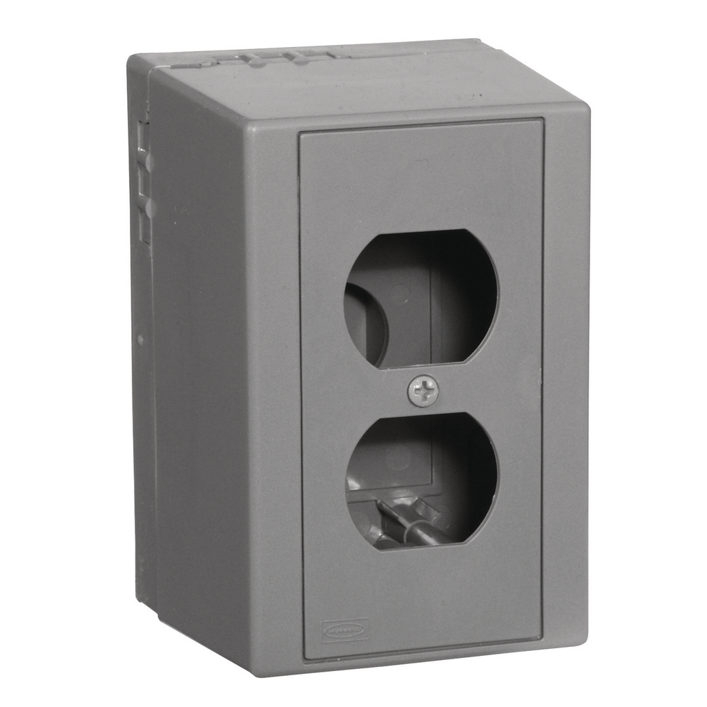 Product image for Hubbell DRUBKIT Pre-wired Gray Din Rail Utility Box Component