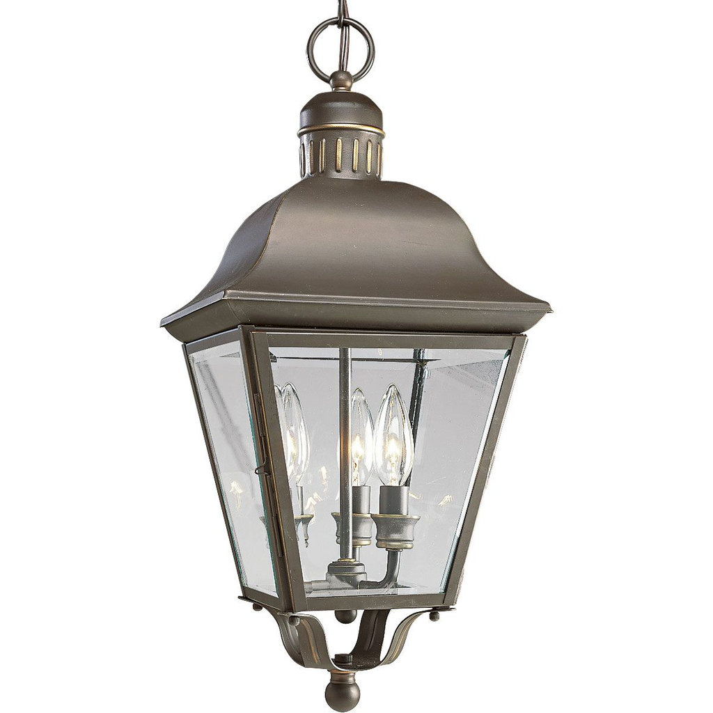 Product image for Progress P5587-20 Andover Collection Three-Light Hanging Lantern