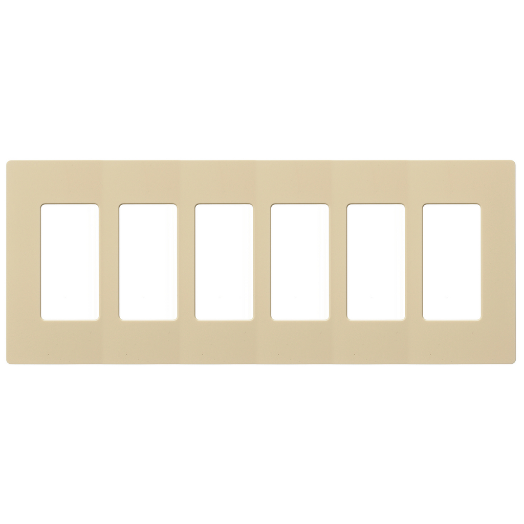 Product image for HPW RCW6I WALLPLATE, 6G DEC, SNAP-O