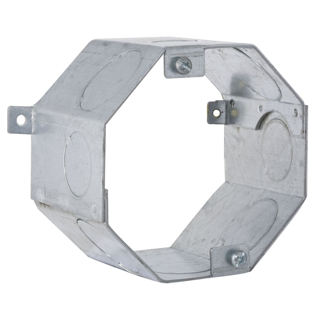 Product image for Raco 277 Concrete Ring, Welded, 3" Deep, Single Row 3/4" & 1" KO's