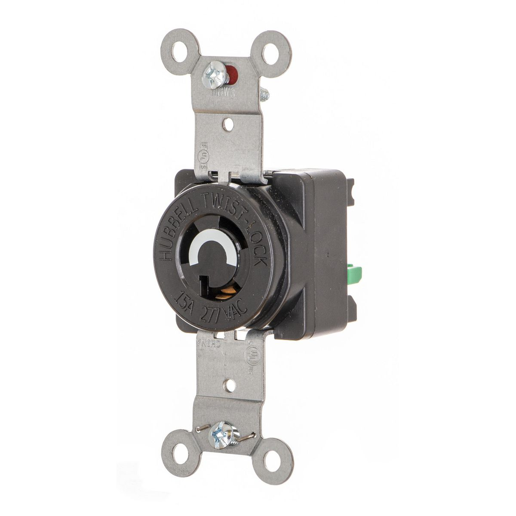 Product image for HWDK HBL4760ST LKG SGL RCPT, 15A 27