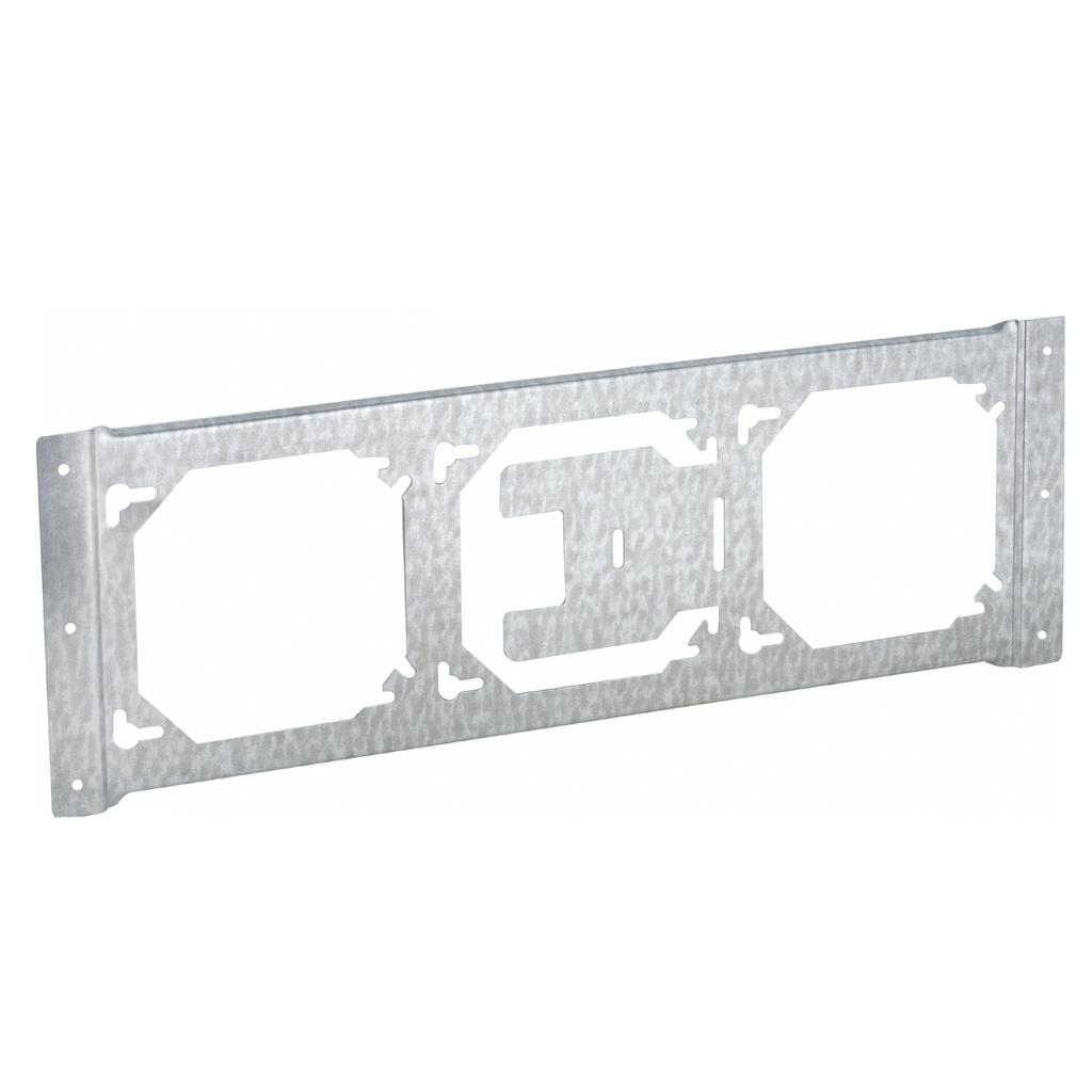 Product image for Raco 9001 Fixed Position Box Mounting Bracket, 3 Boxes for 16" O.C. Studs