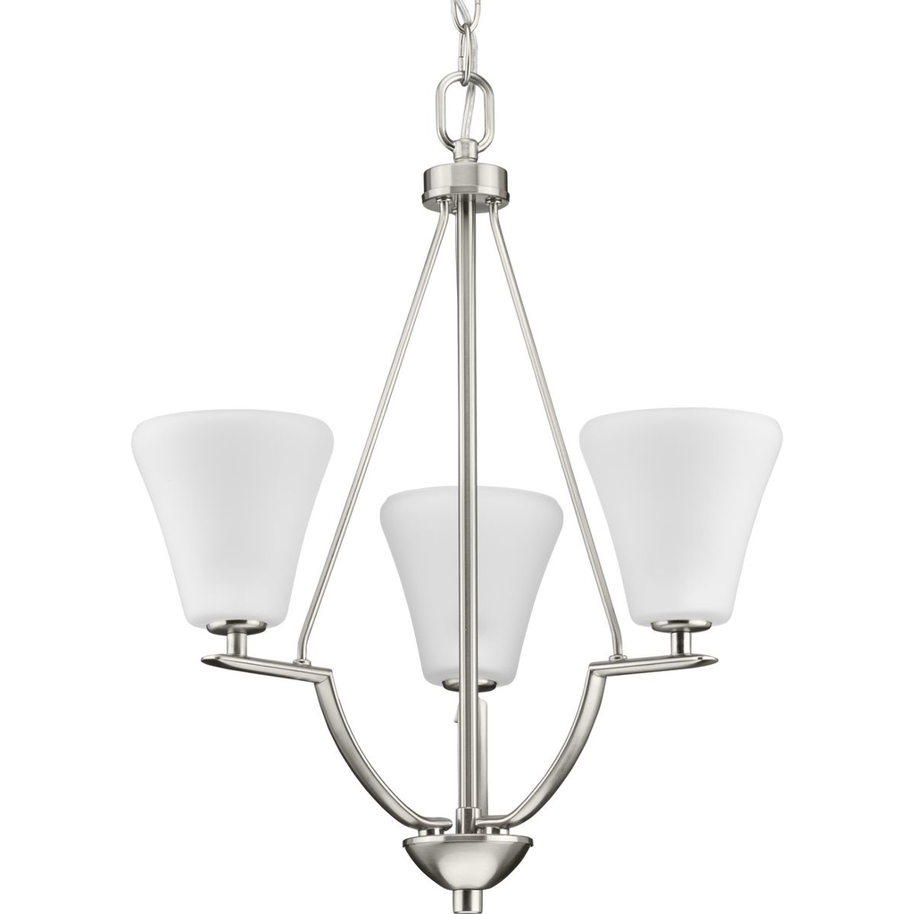 Product image for Progress P3821-09 Bravo Collection Three-Light Foyer Chandelier