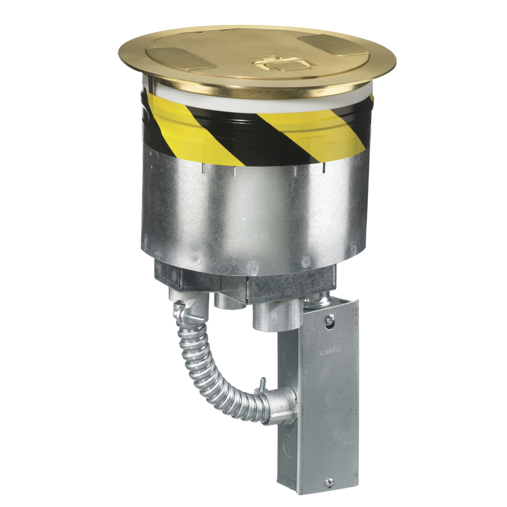 Product image for Hubbell S1R8PTZZ1BRS S1R FRPT 8, 4X20A RECEP, 1+1 1/2 EMT BRS