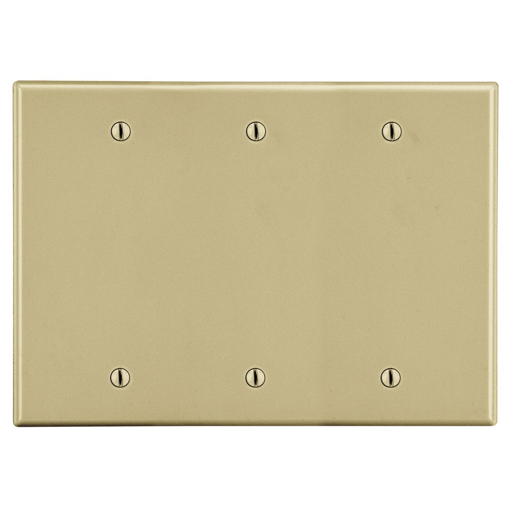 Product image for HWDK P33I WALLPLATE, 3-G, 3) BOX MT