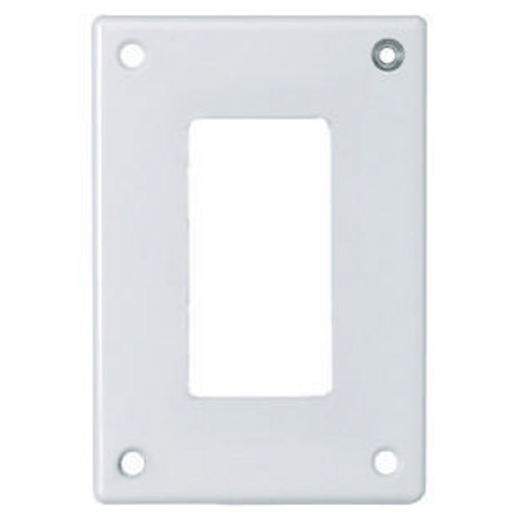 Product image for Hubbell SWP26 SEC WALLPLATE, 1-G, GFCI, WH