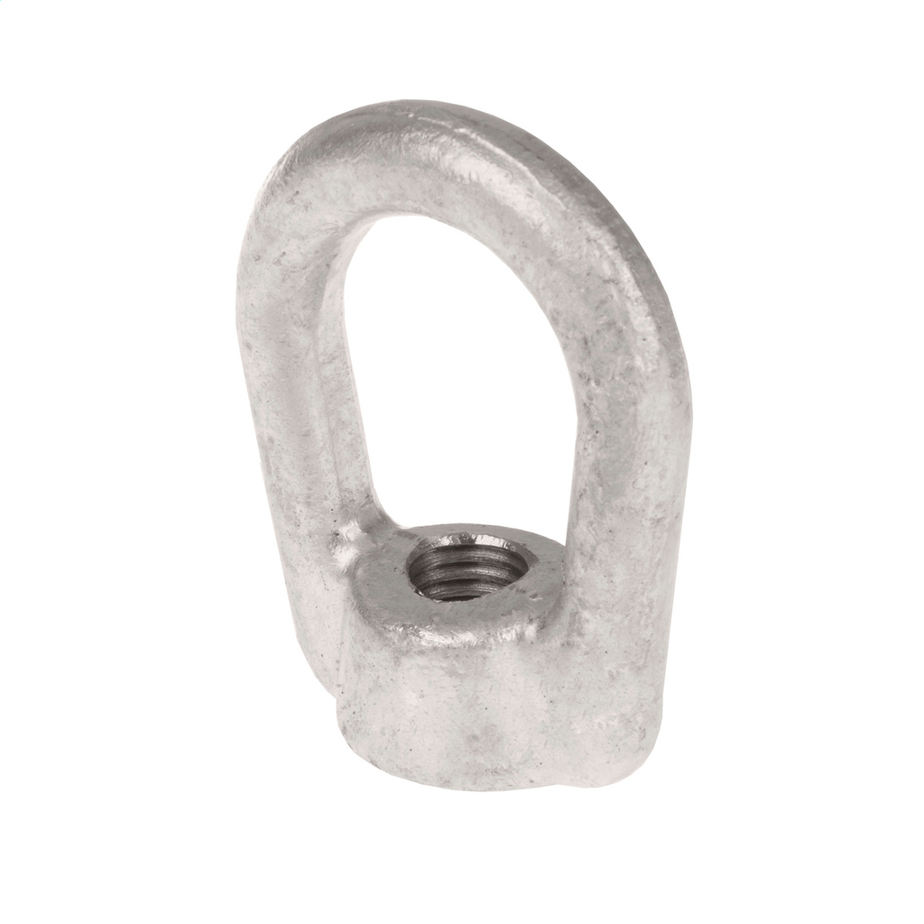 Product image for Hubbell Power 6502 5/8 Inch Drop Forged Hot Dip Galvanized Steel Standard Eyenut