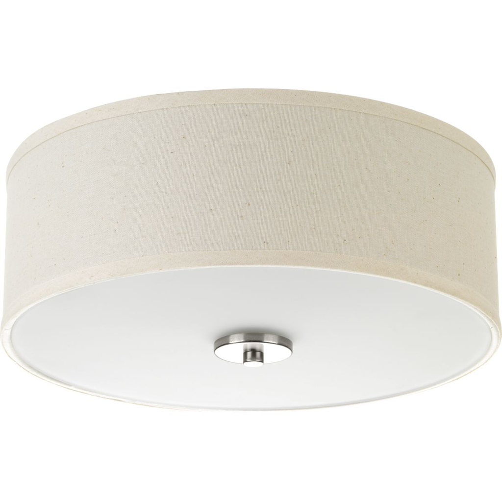 Progress P3713-09 Inspire Collection Two-Light 13" Flush Mount Product image for Progress P3713-09 Inspire Collection Two-Light 13" Flush Mount