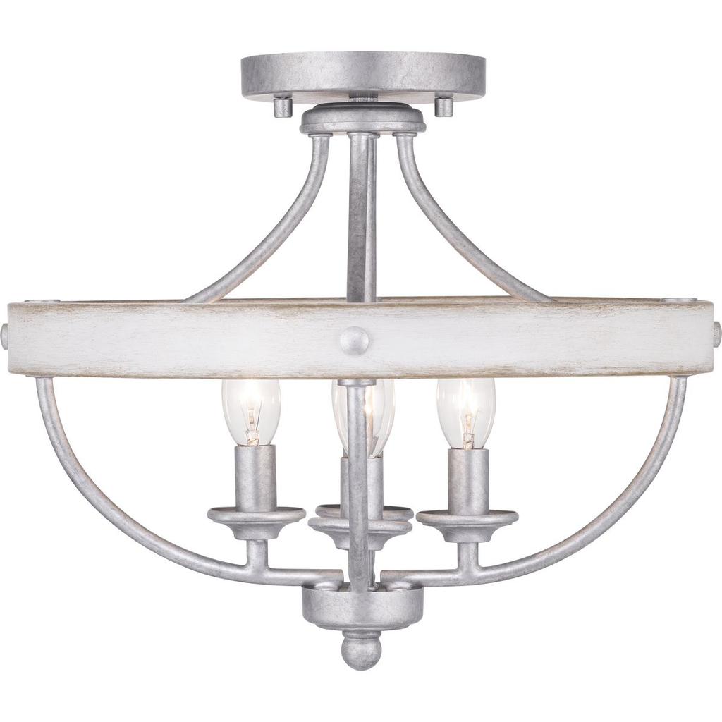 Product image for Progress P350117-141 Gulliver Collection Four-Light 14-1/4" Semi-Flush Convertible