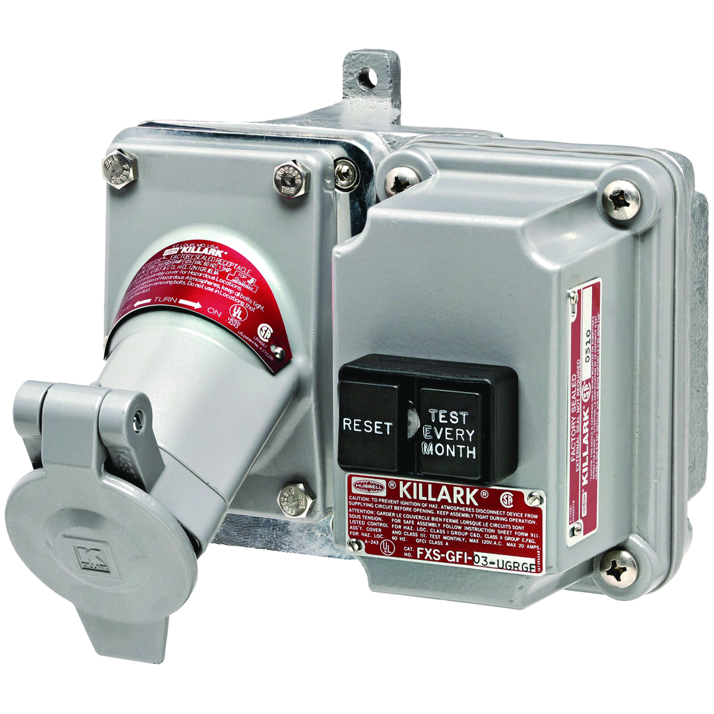 Product image for HCI UGRGF111 RECPT, GFI PROT 20A 12