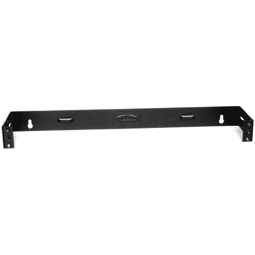 Product image for Hubbell Wiring Devices HPWWB1U4 4 x 1.75 Inch Black Powder Coated Steel Bottom Hinged Wall Mount Bracket
