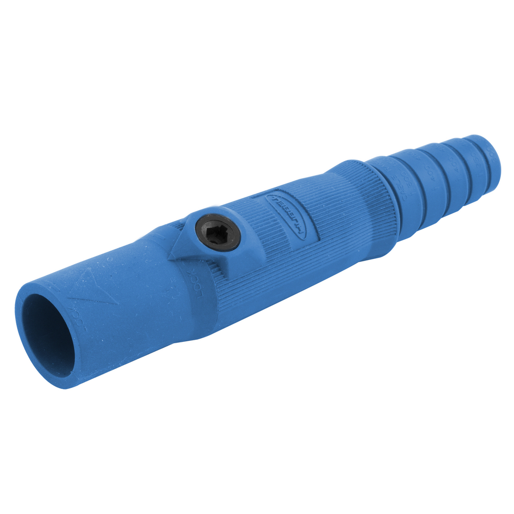 Product image for Hubbell HBL15MBL SINGLE POLE SER 15 Male Plug, 150A, BL