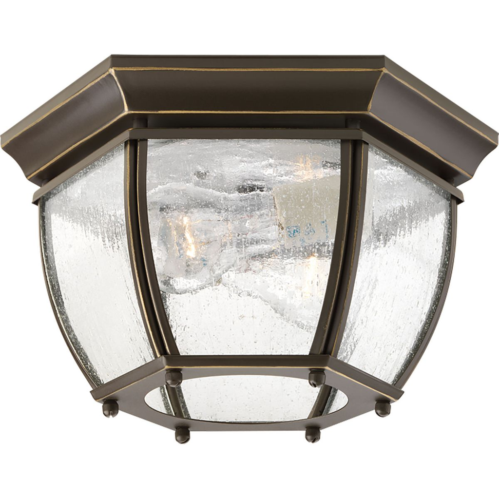 Product image for Progress P6019-20 Roman Coach Collection Two-Light 11" Flush Mount