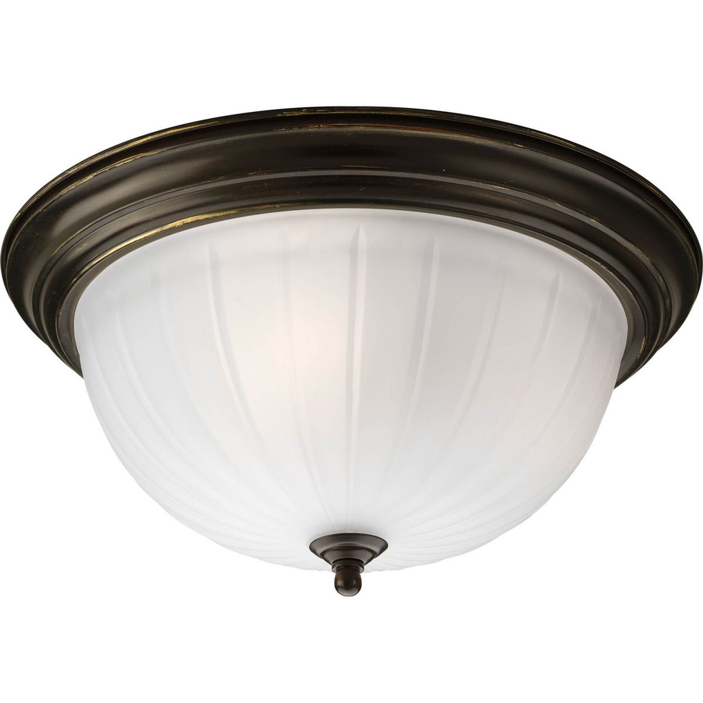 Product image for Progress P3818-20 Three-Light Melon 15-1/4" Close-to-Ceiling