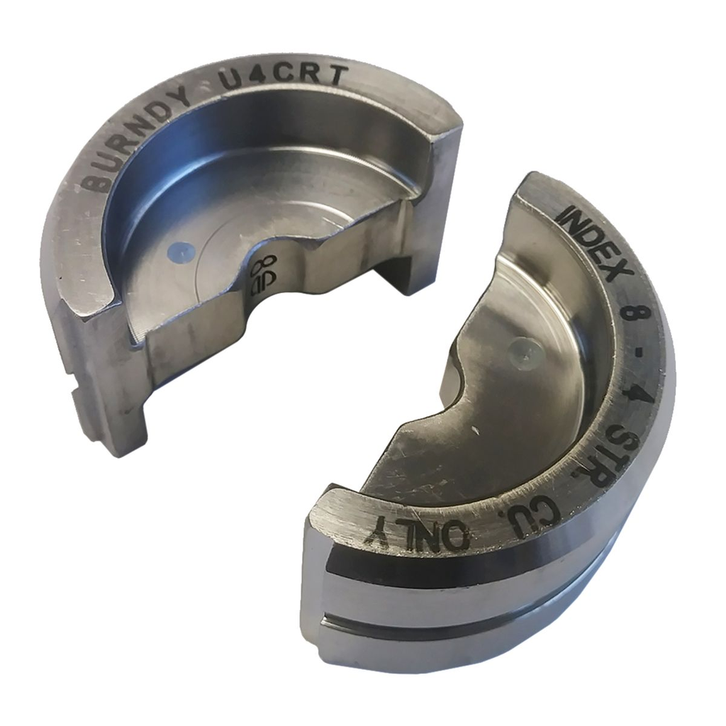 Product image for Burndy U4CRT U Die, Gray, Index 8