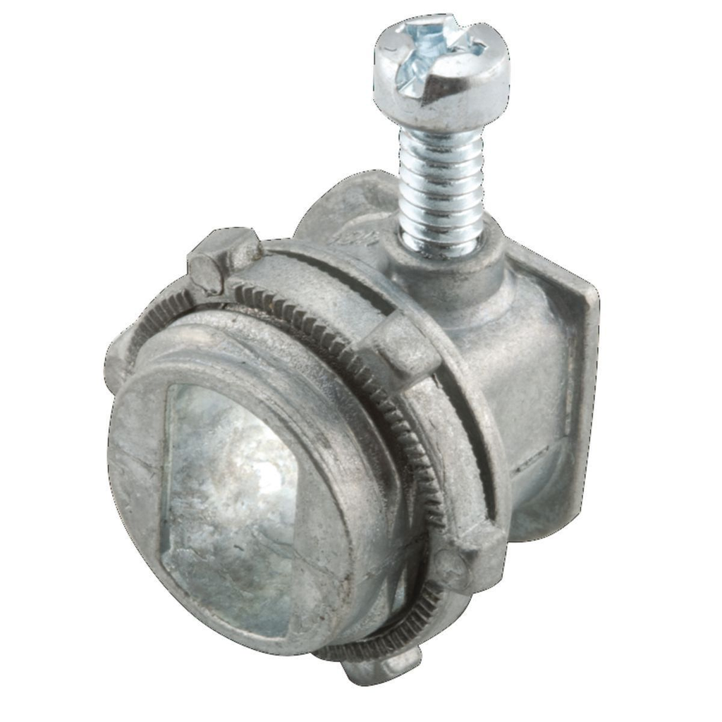 Raco 2511 3/8" Flex/AC Cable Set-Screw Connector Product image for Raco 2511 3/8" Flex/AC Cable Set-Screw Connector