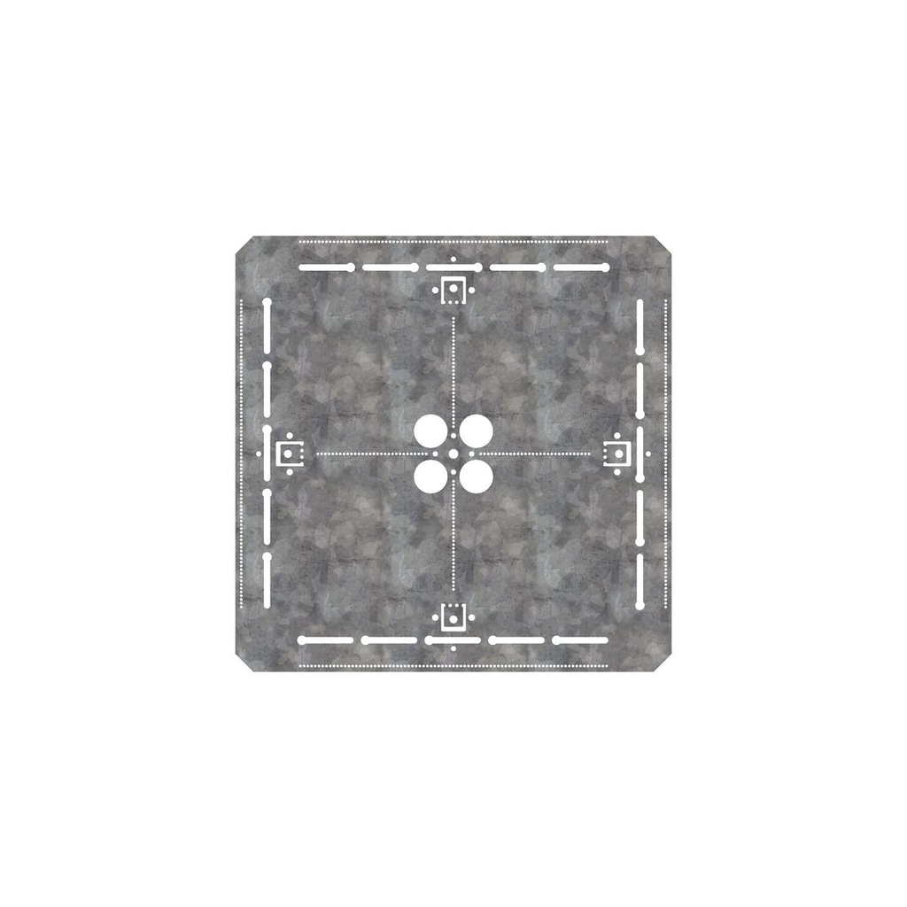 Product image for RACO 9118R FLAT BOX/CONDUIT SUPPORT