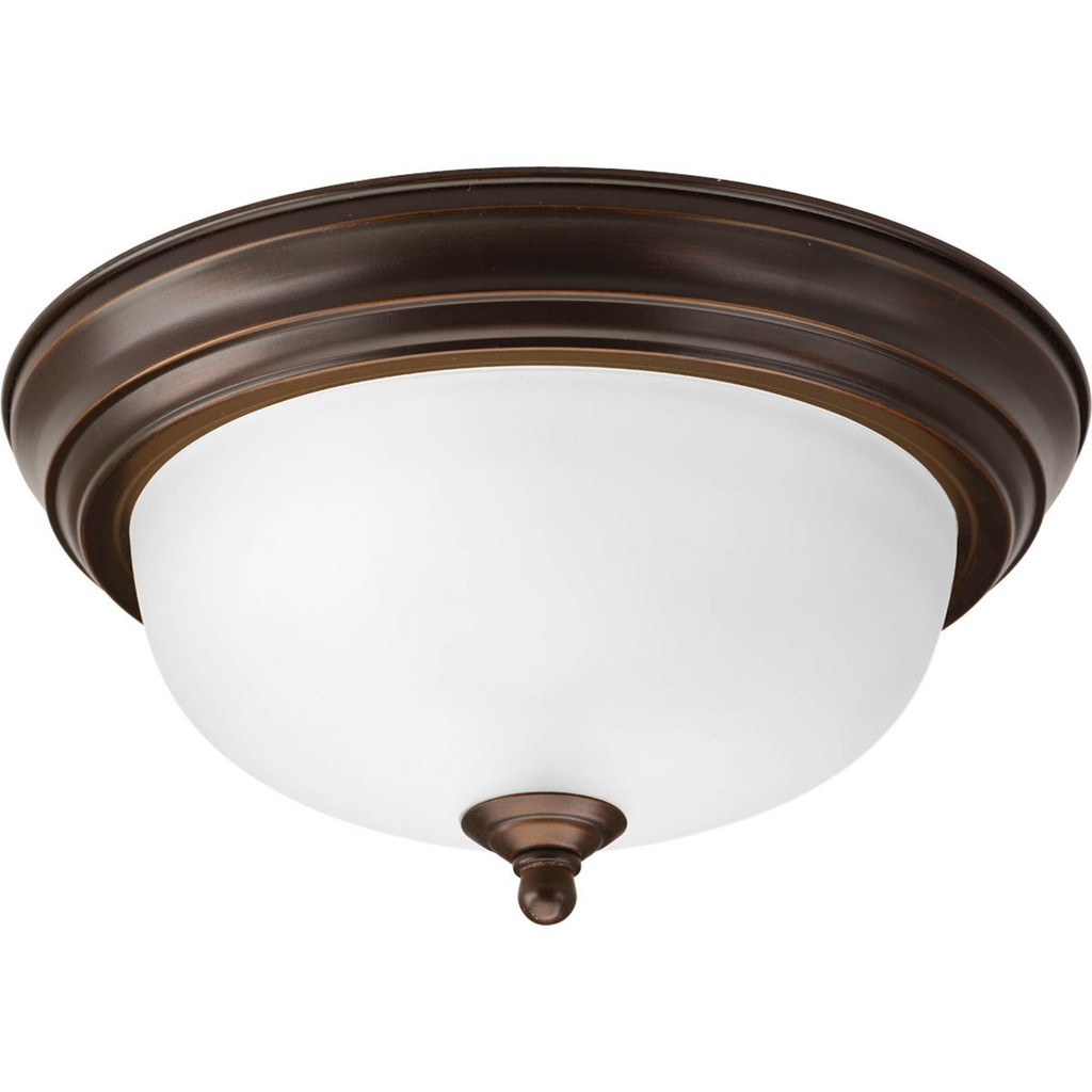 Product image for Progress P3924-20ET One-Light Dome Glass 11-3/8" Close-to-Ceiling