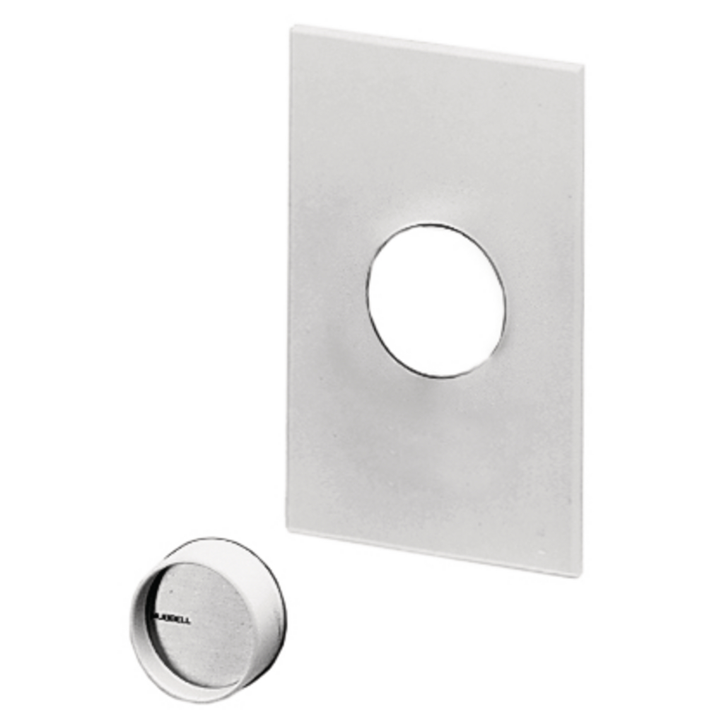 Product image for Hubbell Wiring Devices AR1W White Slide and Rotary Control Dimmer Small Plate Kit