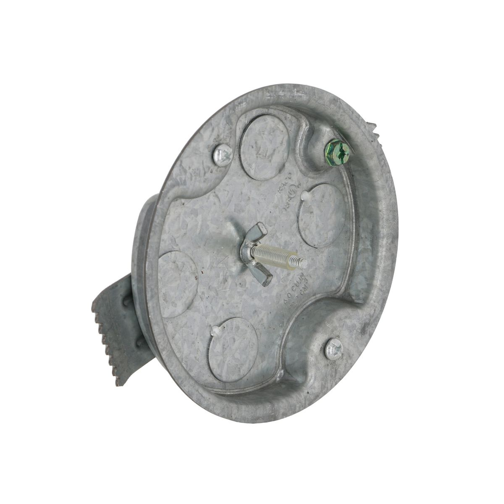 Product image for Raco 297 4" Round Ceiling Rated Box, 1/2" Deep, Old Work