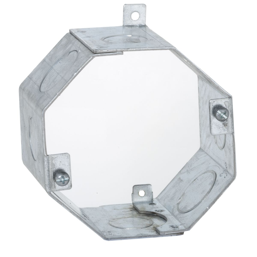 Product image for Raco 271 Concrete Ring, Welded, 2-1/2" Deep, Single Row 1/2" & 3/4" KO's