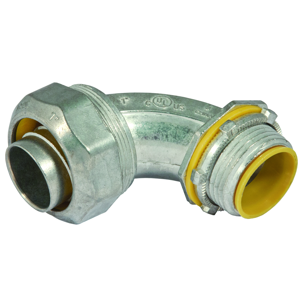 Product image for RACO 3546DC LIQUIDTIGHT CONN 90 1-1