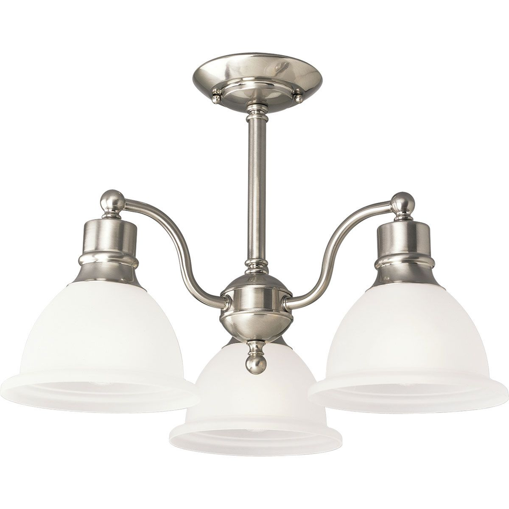 Product image for Progress P3663-09 Madison Collection Three-Light 20-3/4" Close-to-Ceiling