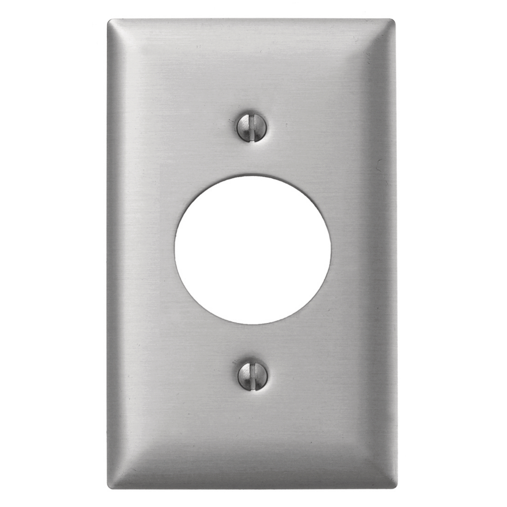 Product image for Hubbell SA720 WALLPLATE 1-G, 1.60" OPENING, ALU