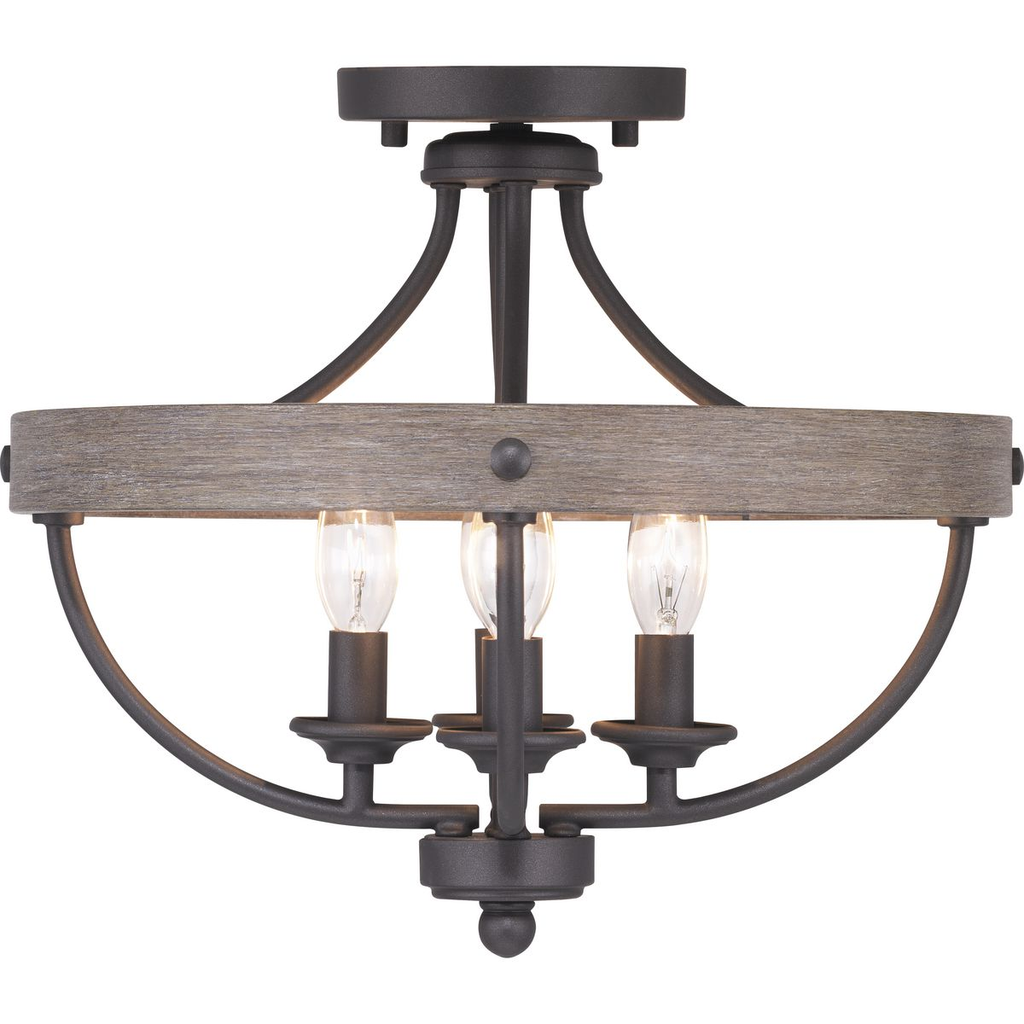 Product image for Progress P350117-143 Gulliver Collection Four-Light 14-1/4" Semi-Flush Convertible