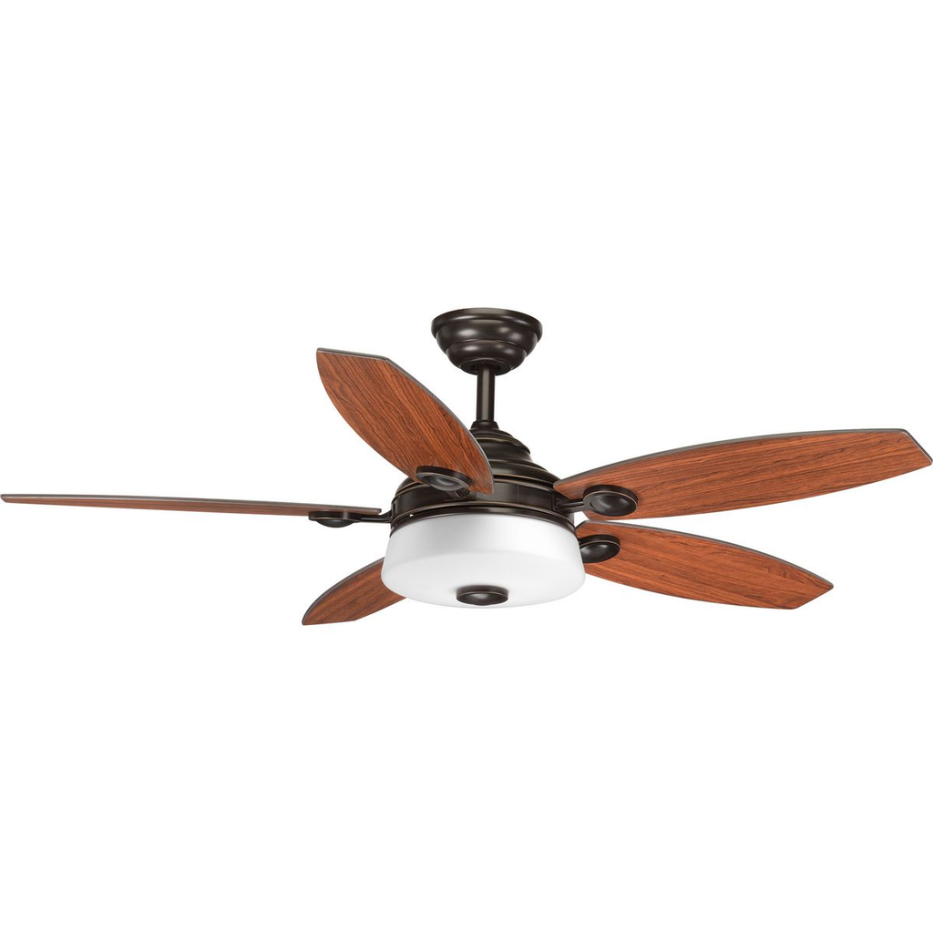 Product image for Progress P2544-2030K Graceful Collection 54" 5 Blade Fan w/ LED Light
