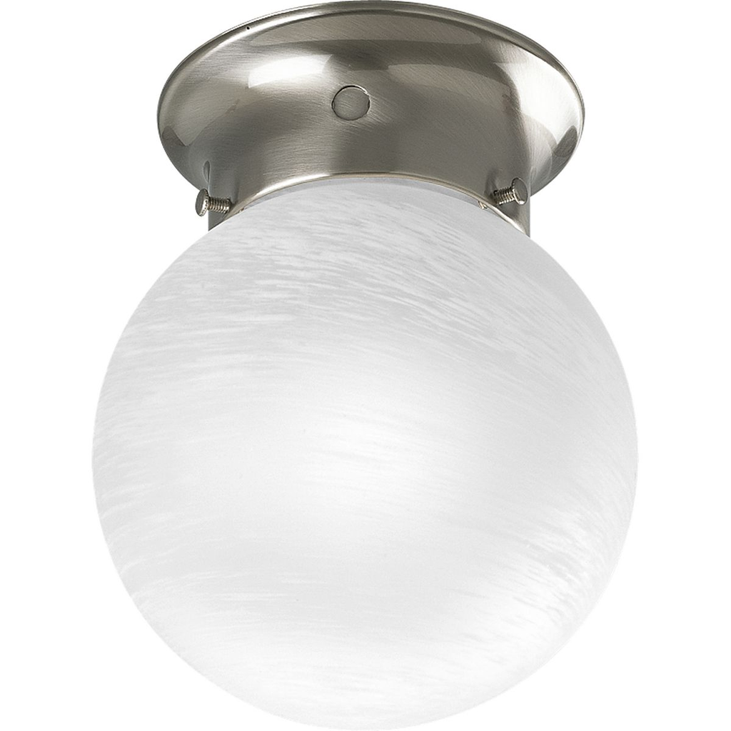 Product image for Progress P3401-09 Glass Globes Collection 6" One-Light Close-to-Ceiling