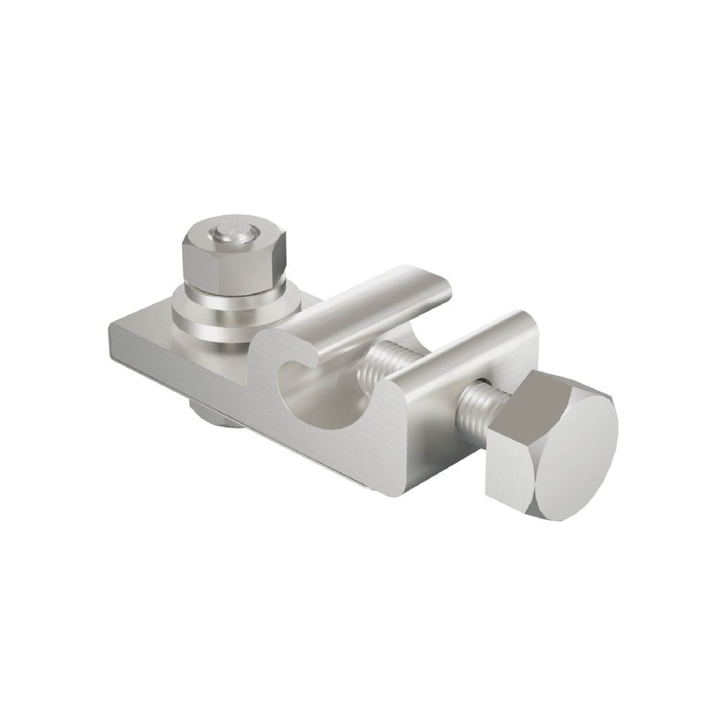 Product image for Wiley WEEB-LUG-6.7AS Lay-In Lug w/ WEEB Washer, Tin Plated Copper Lug, 1/4" Hardware - Assembled