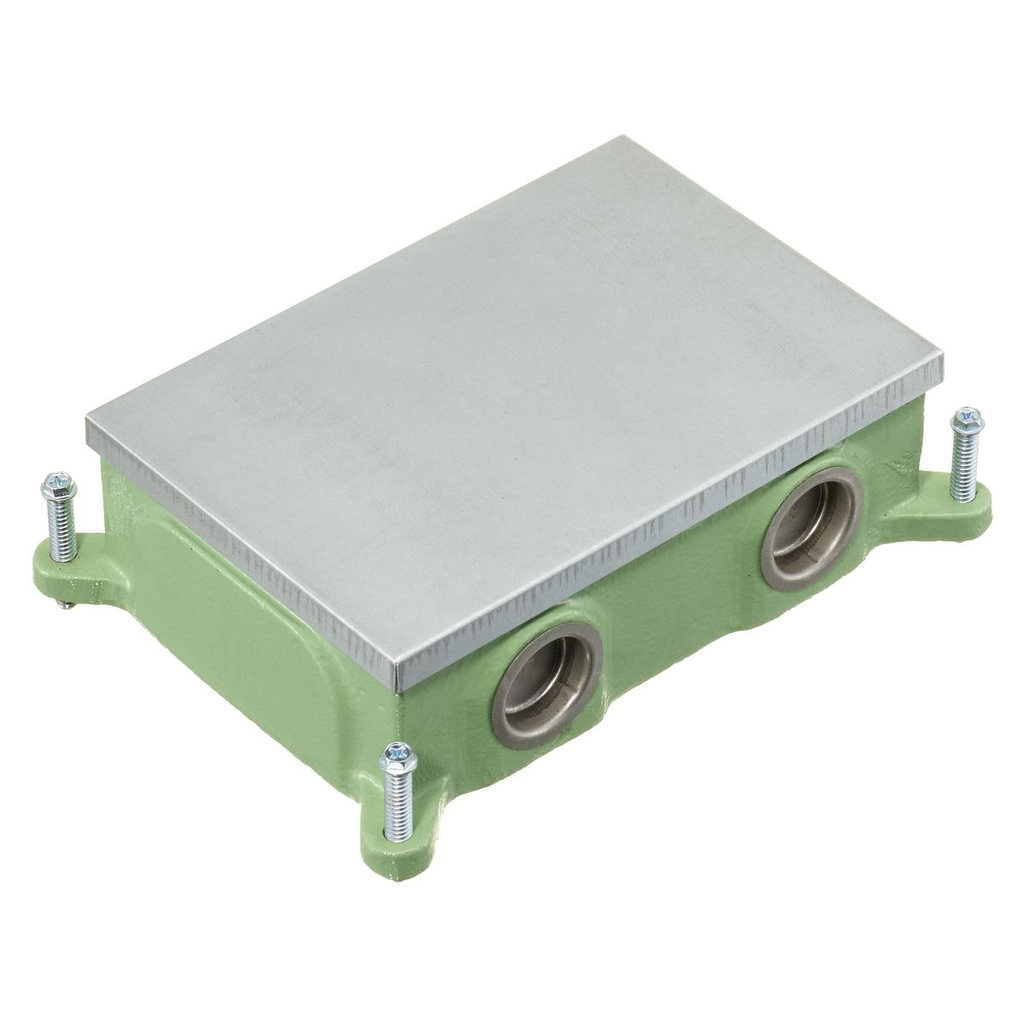 Product image for HWDK FB4214 RECT FLOORBOX, CAST IRO