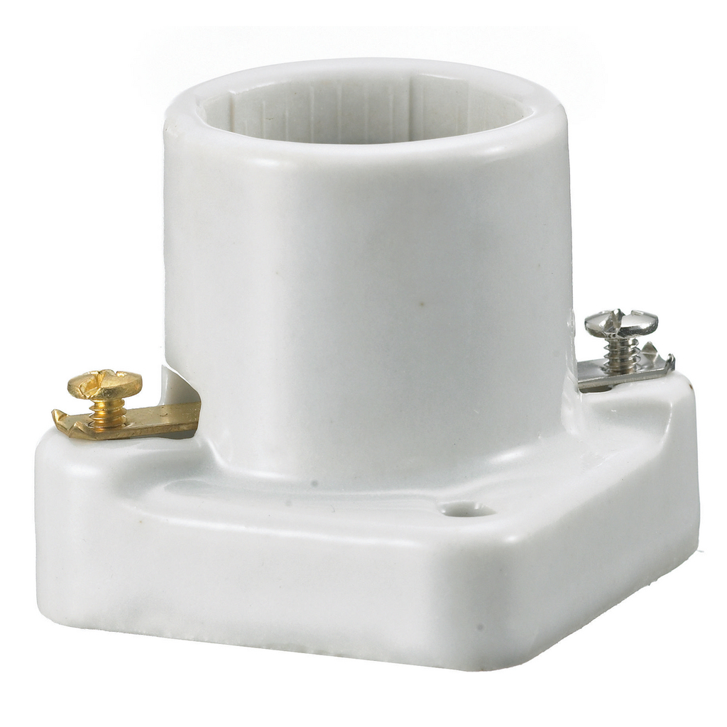 Product image for Hubbell RL152CLEAT-SOCKET, 660W 250V, MEDIUM, PORC