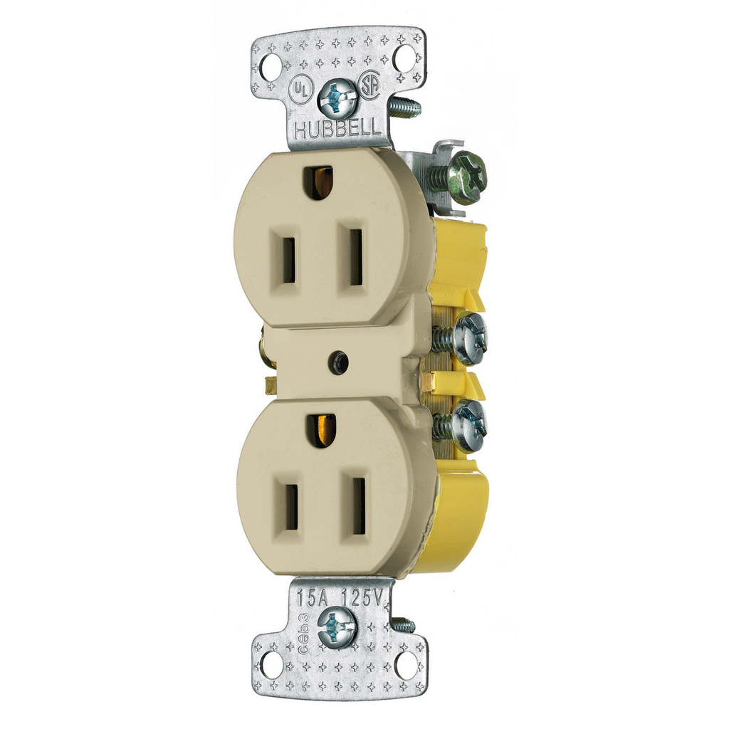 Mayer-DDS-tradeSELECT® Straight Blade Receptacle Duplex 15A125V, Push Terminals-1