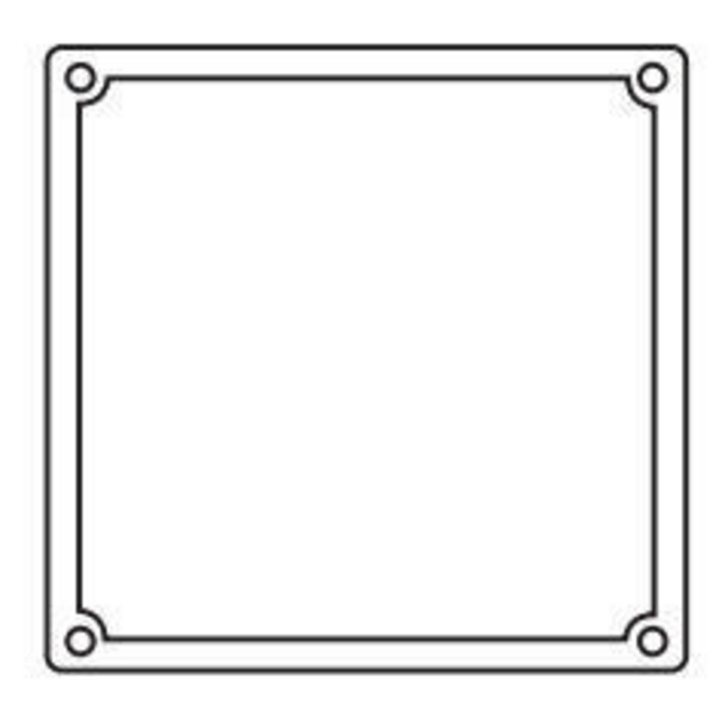 Product image for Killark 2FSRG FS/FD Series Fittings- Device Box Covers- Replacement Gaskets for Covers with Neoprene Rubber- Neoprene Gasekets for Two Gang Boxes