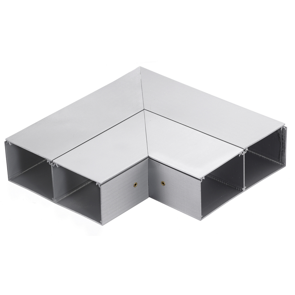 Product image for HWDK HBLALU5011 RACEWAY 90 FLAT EL,