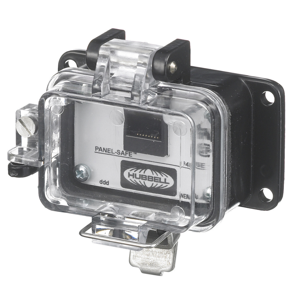 Product image for Hubbell P4X5E IE, NEMA 4X, CAT5E ETHERNET
