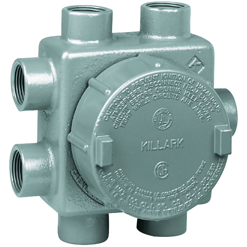 Product image for Killark GRSA 3/4" Aluminum GR Outlet Body, W/ Blank AL Cover