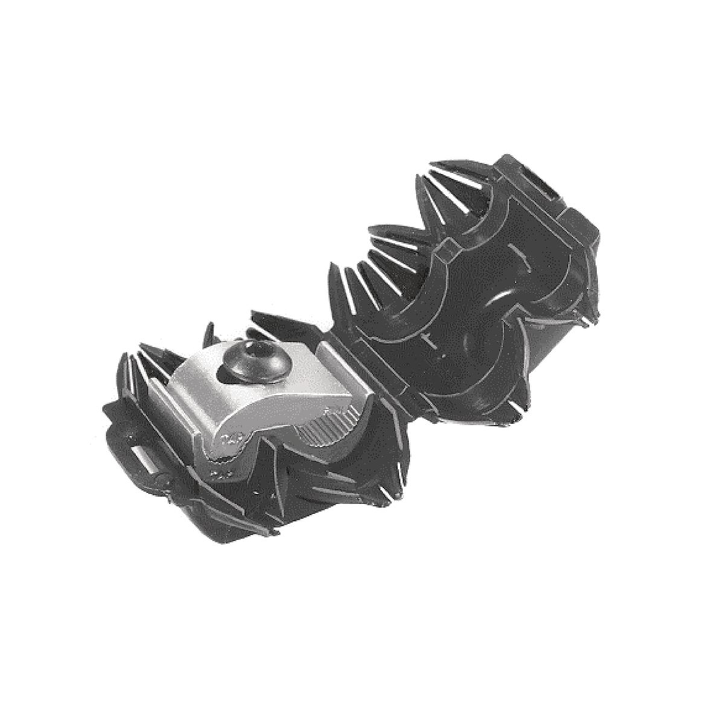 Product image for Burndy UCU28AC Al Riser Tap(Polyethylene Connector Cover), #2-4/0 Str(Al/Cu Cable)(Run), #10 Sol-#2 Str(Al/Cu Cable)(Tap)