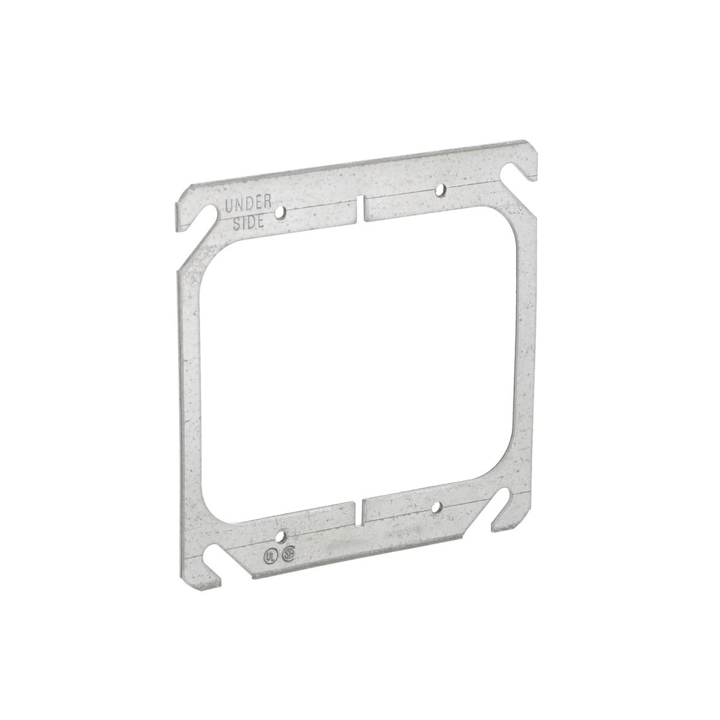 Mayer-DDS-4 in. Square Cover, 2-Device, Flat-1