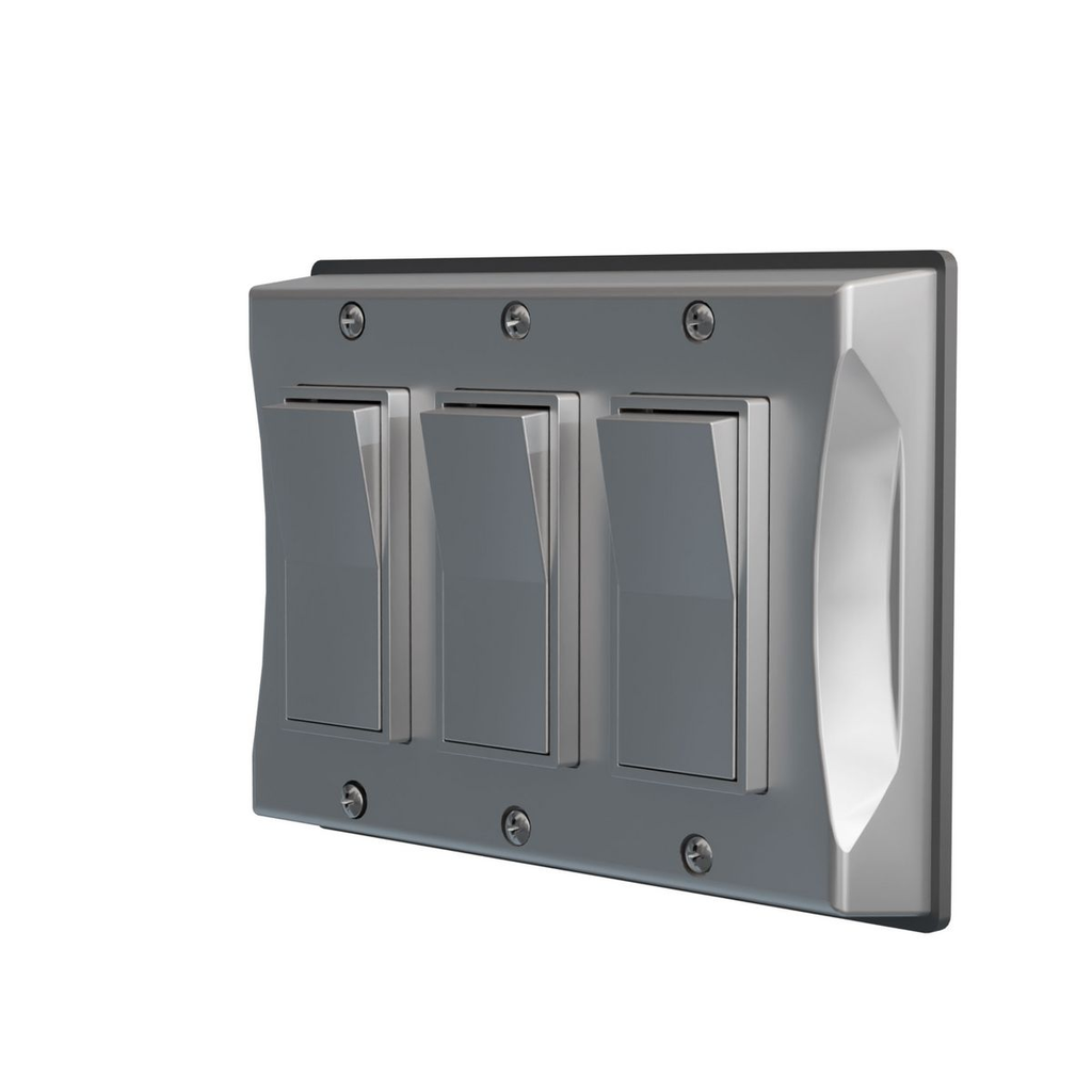 Product image for RACO 5129-0 3G WP DECORATOR COVER -