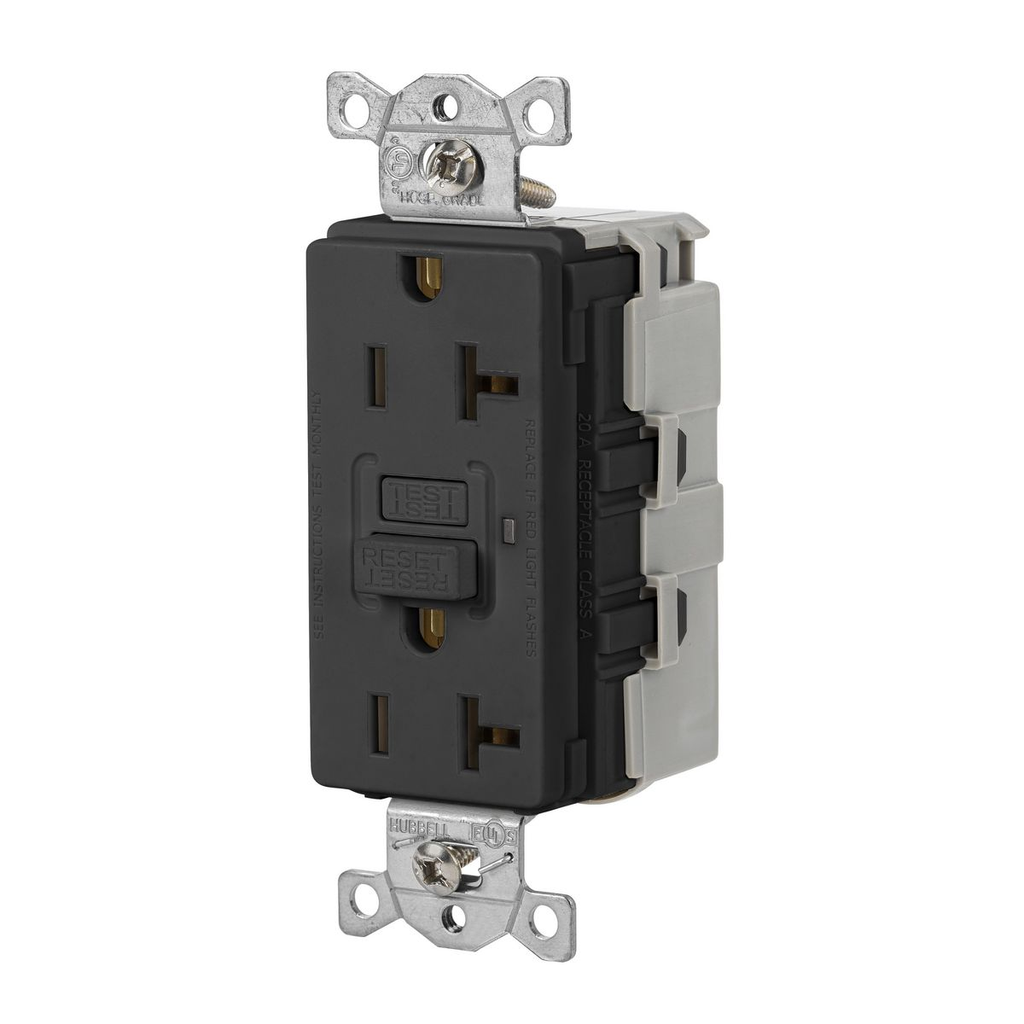 Product image for HWDK SNAPGF20BLK 20A 125VAC COMM S